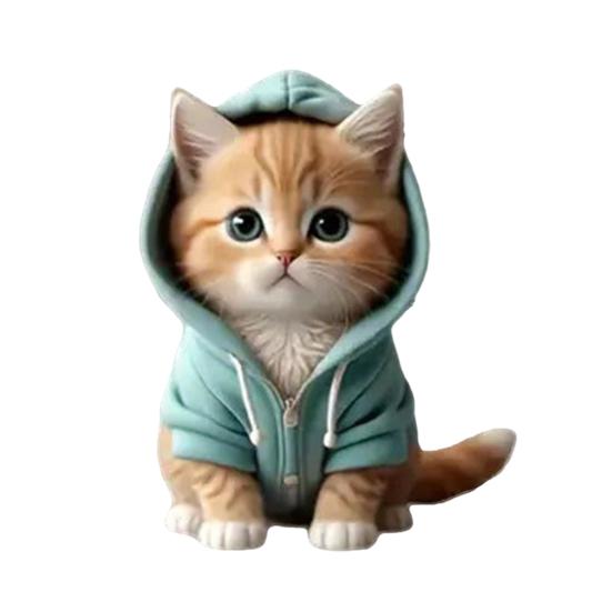 Cute Kitten Clips de aerisire pentru mașină Difuzor reîncărcat pentru mașină