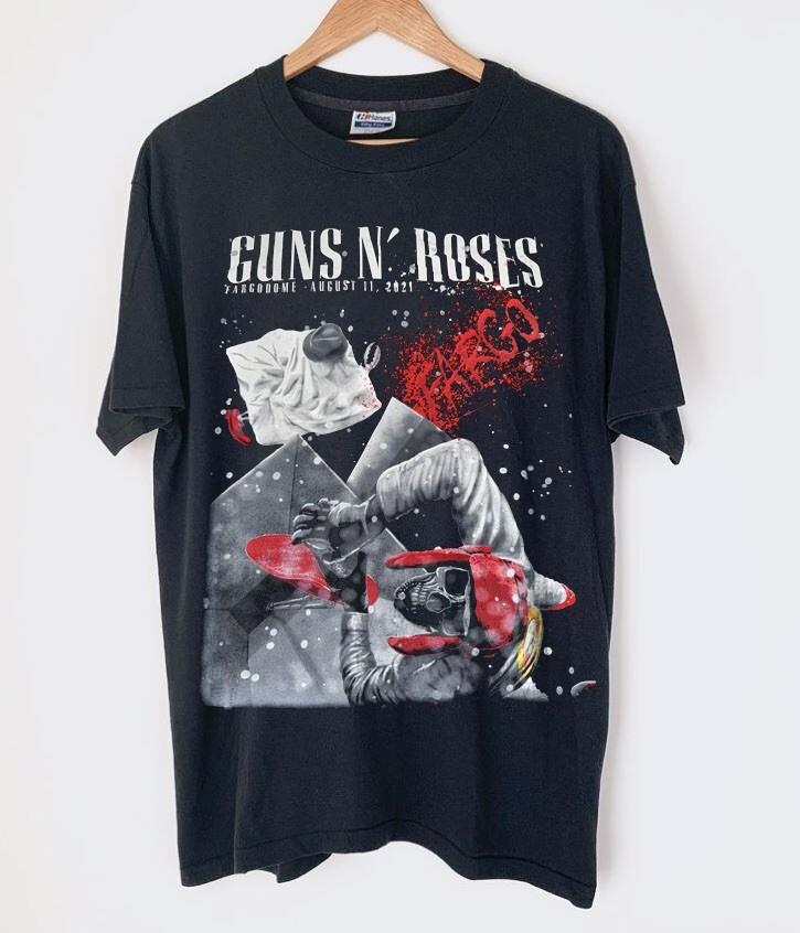 Guns N Roses NEW WT Fargo ND 2021 Concert Event Unisex HH02946 Unisex T-Shirt