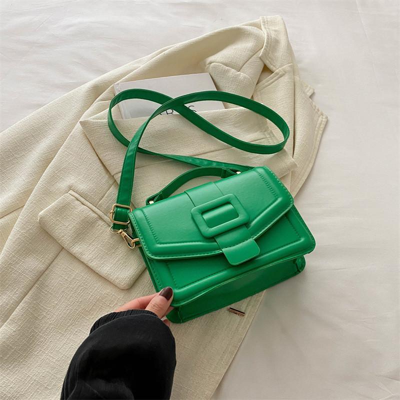 Chic Minimalist Summer Crossbody Small Bag For Women In Black Green White And Rose Pink