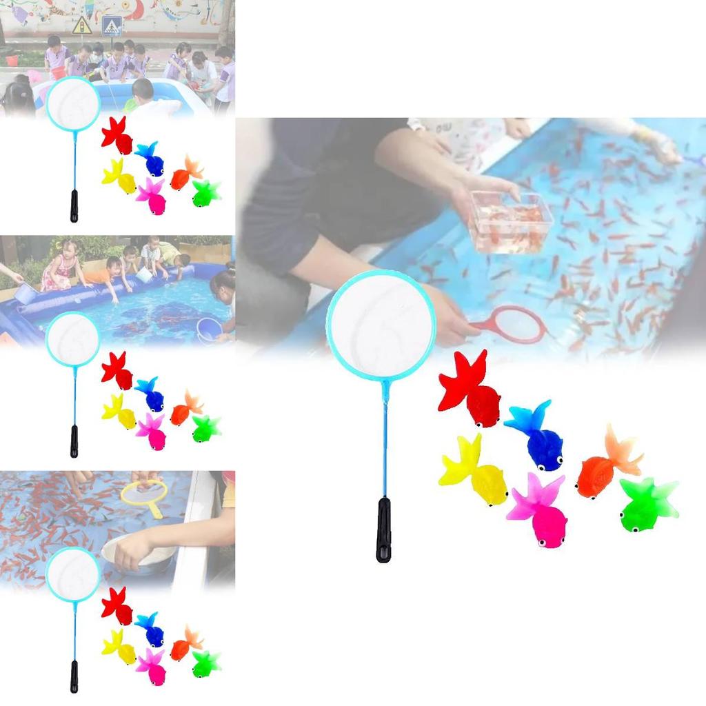 Realistic Soft Tpr Goldfish Toy For Kids Colorful Water Play Fun And Learning