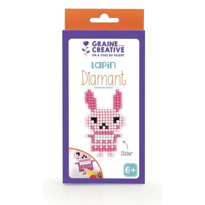 Mosaic Kit - Rabbit - Diamond Mosaic Stickers - Multicolor - 6 Years - Plastic