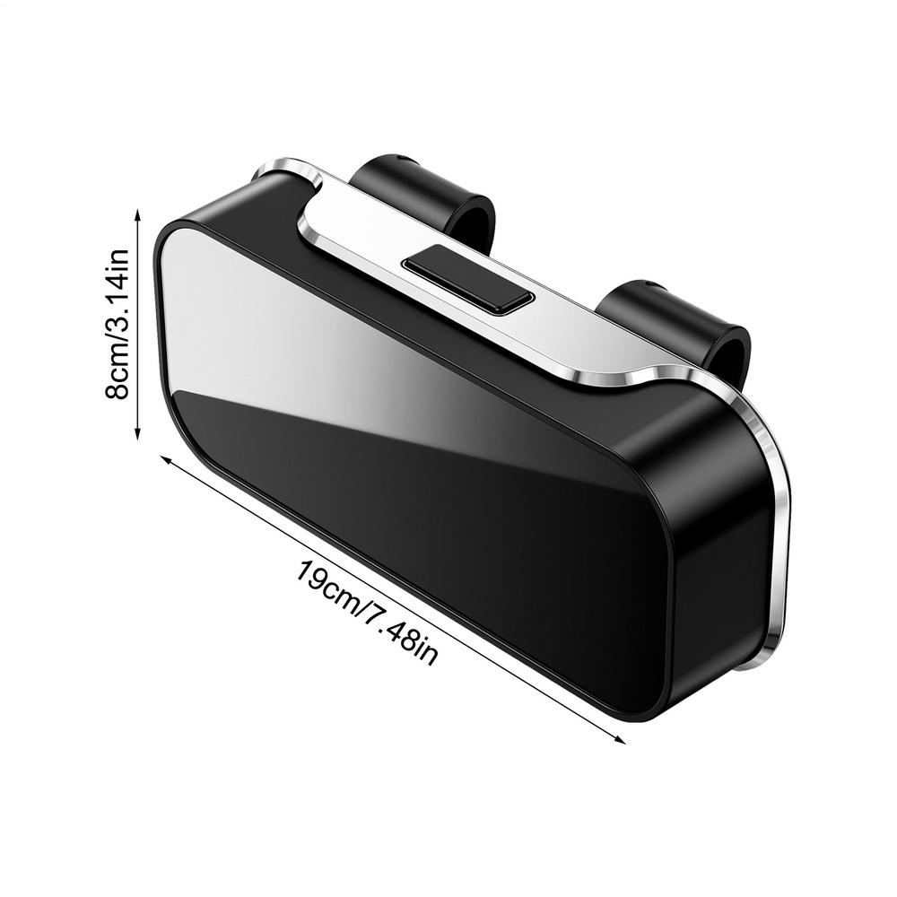 

Glasses Holder for Car Anti-Drop Auto Eyeglasses Organizer Vehicle Sunglasses Holders Case for Truck Sedan Van Automotive Road чорний