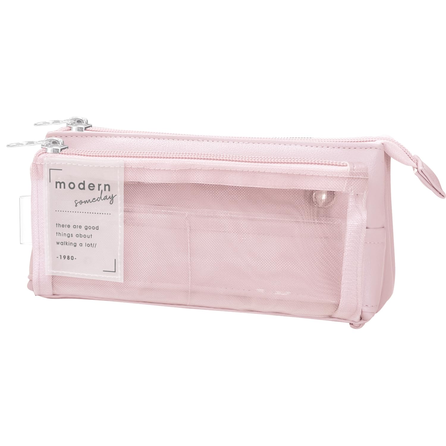 

Плотный сетчатый пенал, пыльно-розовый