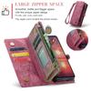 For Samsung Galaxy Z Fold7 5G Phone Cases CASEME 008 Leather Cover with Detachable Wallet and Strap