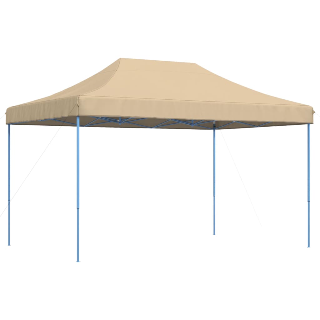 Vidaxl Składany Namiot Imprezowy Typu Pop-Up, Beżowy, 440X292X315 Cm