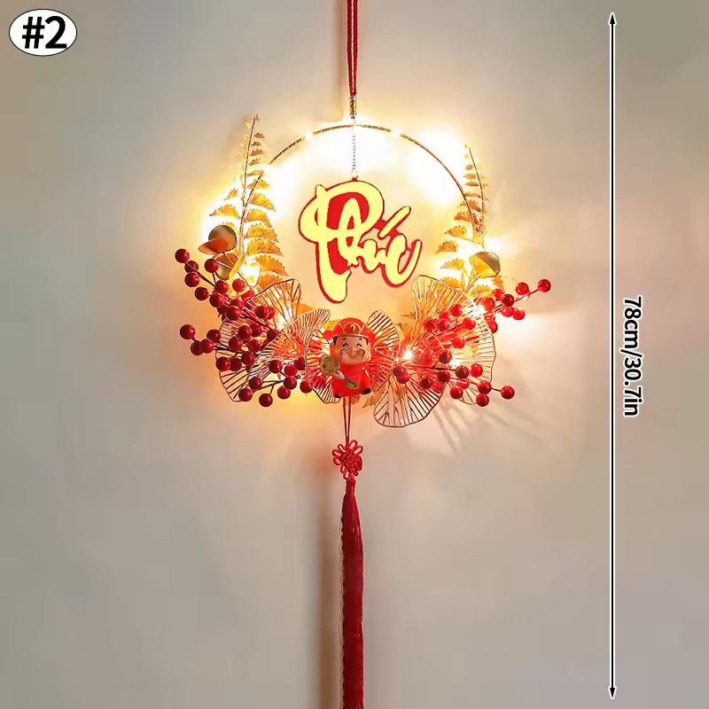 Vietnamese Spring Festival Decorations Paper Flowers Hanging Ornament 2026 New Year Home Decoraitons Room Wall Decor