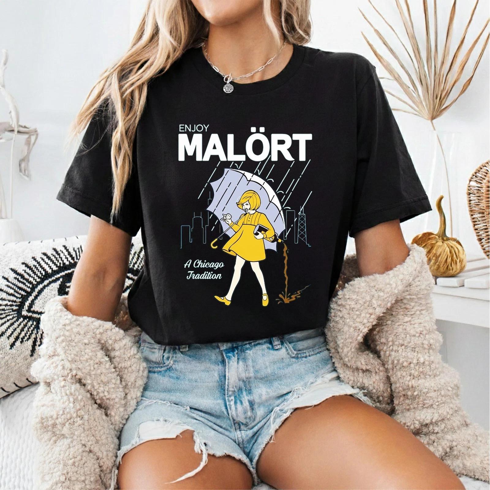 Enjoy Malort A Chicago Tradition Shirt, Black Shirt Size S-5XL XS