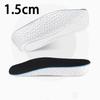 1Pair New Breathable and Comfortable Insoles Height Increase Half Insoles for Men and Women Shock-absorbing Sports Insoles