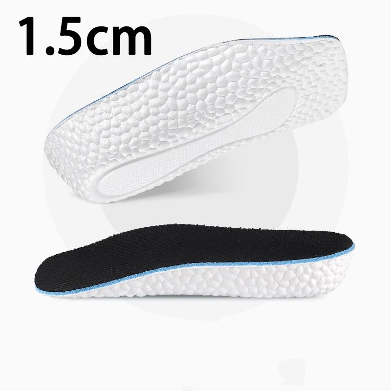 1Pair New Breathable and Comfortable Insoles Height Increase Half Insoles for Men and Women Shock-absorbing Sports Insoles