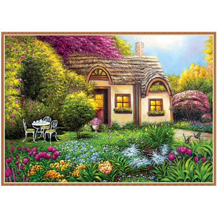 

DIY 5D Полный Круглый Дрель Алмазная Картина Вышивка Крестом Комплект Главная Стена Декор Ремесло