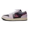Jordan Air Jordan 1 Low Raspberry Bailey's Abrasion Resistant Breathable Low top Vintage Basketball Shoes Women's DC0774-001(Team15-)