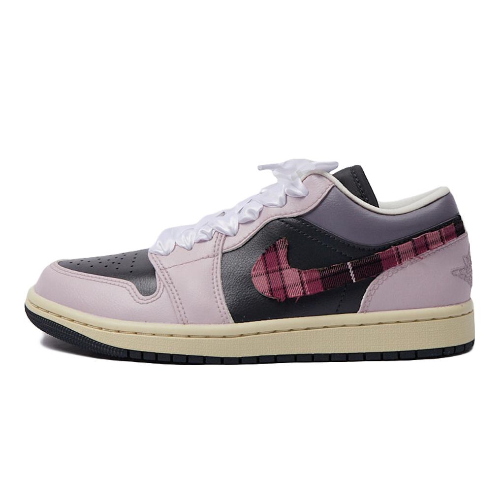 Jordan Air Jordan 1 Low Raspberry Bailey's Abrasion Resistant Breathable Low top Vintage Basketball Shoes Women's DC0774-001(Team15-)