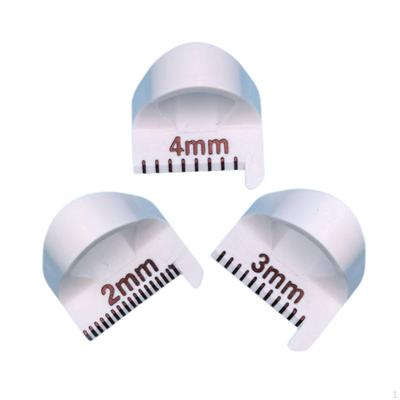 3Pcs Edge Sewing Gauge Template 2/3/4mm Quilting Rulers Seam Guide for Beginners Sewers Tailors