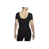 Nike Solid Color Round Neck Casual Short Sleeve T-Shirt Women Tops Black FN3665-010