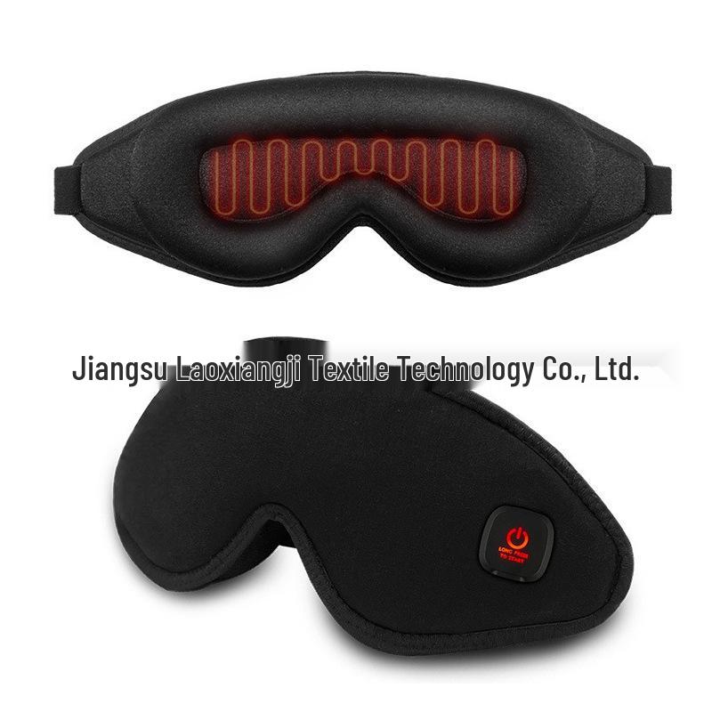 Wireless USB Graphene Heated Eye Mask with Timer & Light Blocking for Sleep