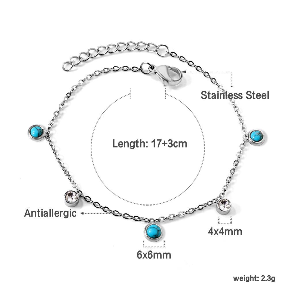 Bracelet Cute Sweet Butterfly Dragonfly Pendant with White Diamond Bracelet Stainless Steel Jewelry