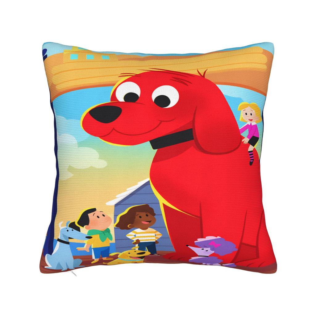 Cliffords the Big Red Dog Pillow Cover  Fashion Pillow Case For Sofa Bedroom Home Decor Design Pillowcases Gift
