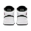 Jordan 1 Mid White Black Fuchsia Blast GS 555112-138