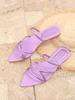 2026 Summer Women's Strappy Flat Pointed Toe Sandals - Casual Open Toe Beach Slippers