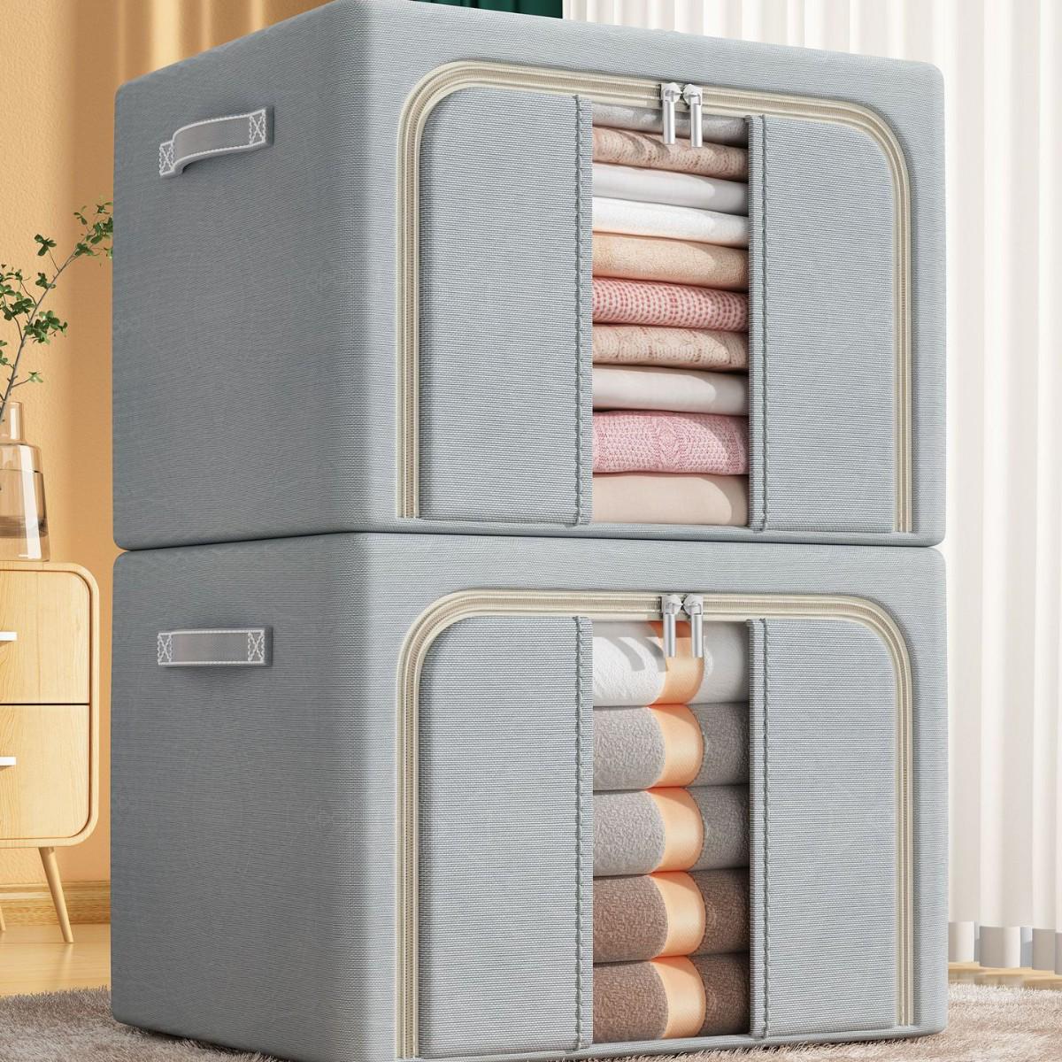 

Складной ящик для хранения одежды и одеял из ткани Оксфорд 24L (40x30x20cm)