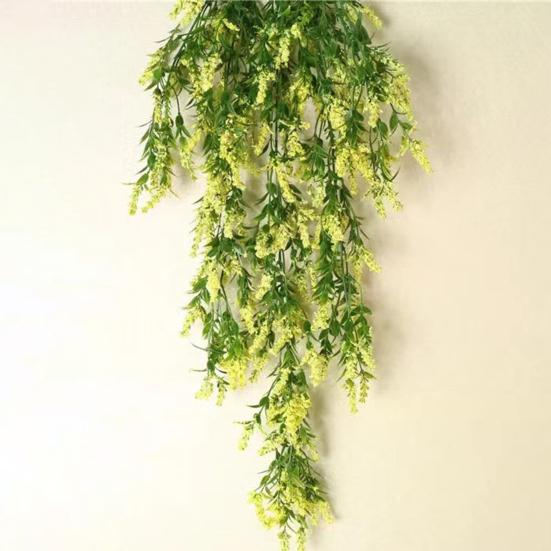 Floare Artificială de Lavandă Rezistentă la UV Ghirlandă de Lavandă Agățată Plante Vii Artificiale pentru Grădină Interioară Exterioară Pridvor Acasă Decor de Petrecere Nuntă