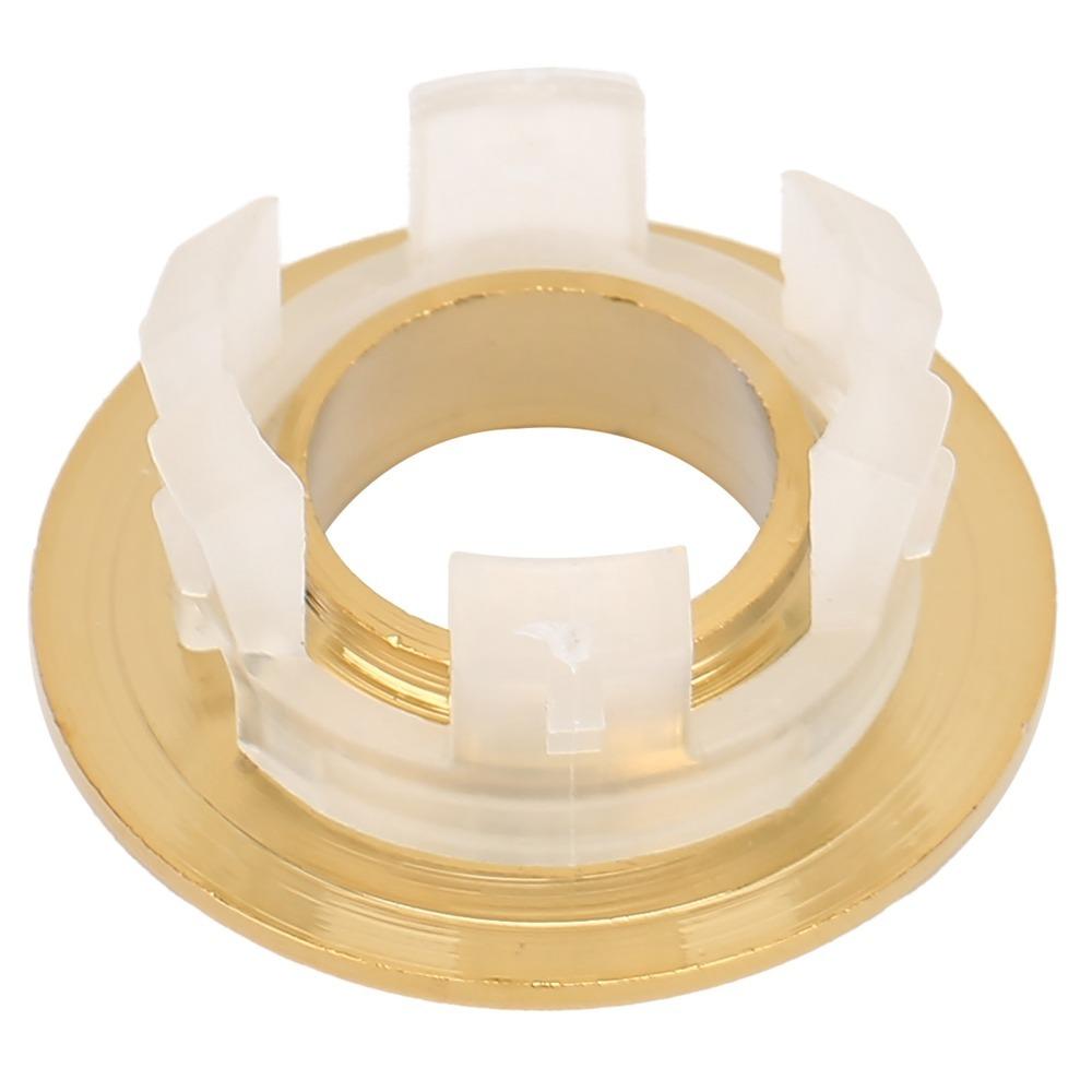 6Pcs Circular Sink Overflow Rings Round Shape Hole Cover Easy Fit Overflow Drain Cover  Kitchen Sink