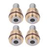 4Pcs Joystick Pusher Control Valve Brass Alloy Steel Rubber Seal No Leakage for Cat E307
