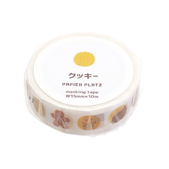 Papier Platz Masking Tape Okawarimasute Cookie 72-012