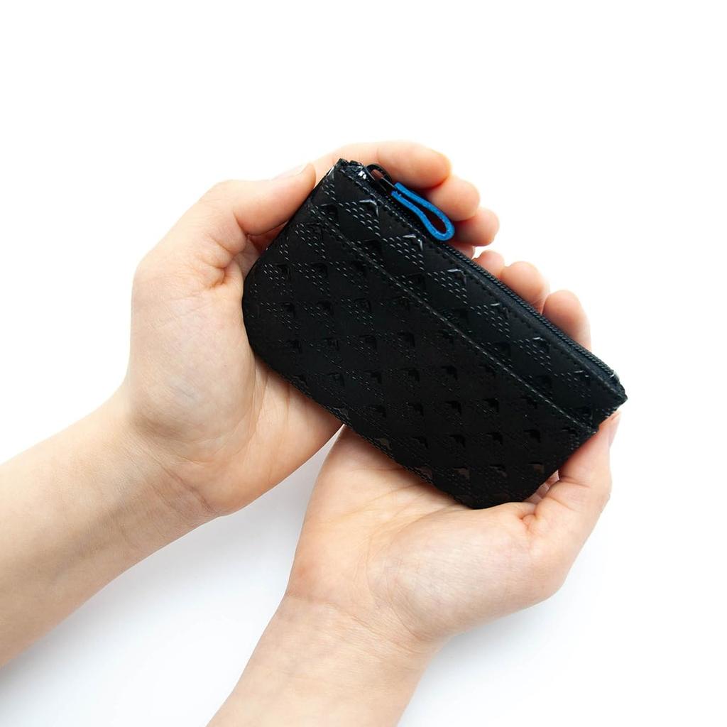 Inden-ya Inden Münzbörse mit Takane und Berg. Fuji Design, Traditionelle Handwerkskunst, Koshu Inden Hirschleder, Lackiert, Eigenmarke (Nein.