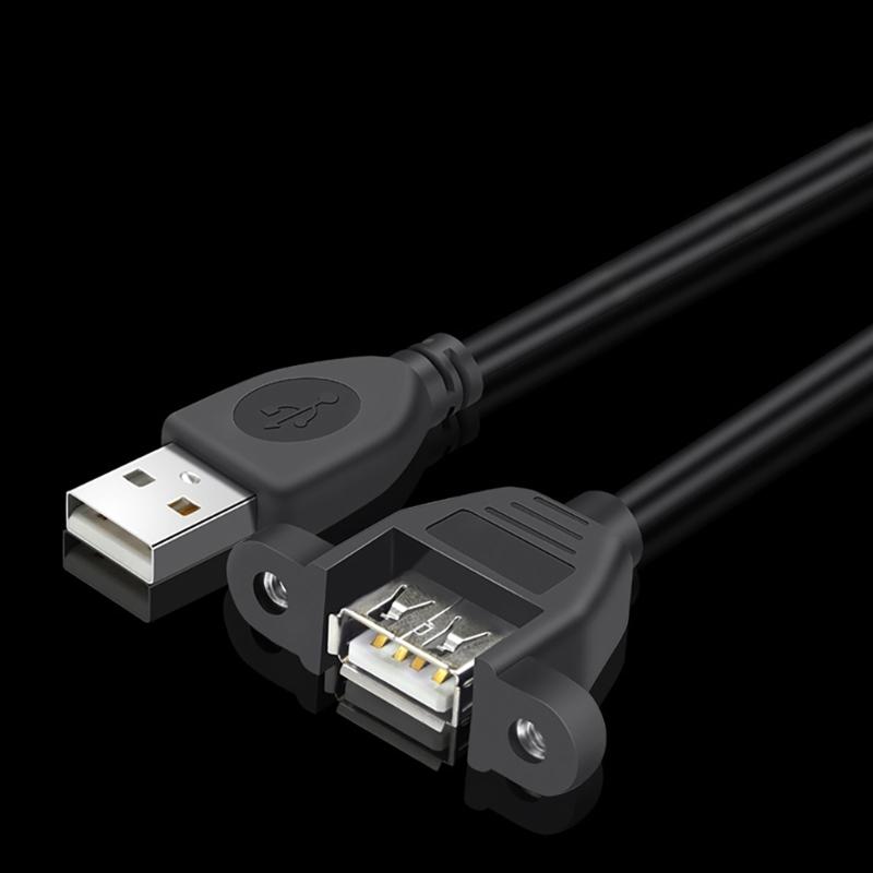 USB 2.0 Male to Female Adapter Cable Converter Cord Quick Charging Wire Line Support 480Mbps Data Transmission Speed