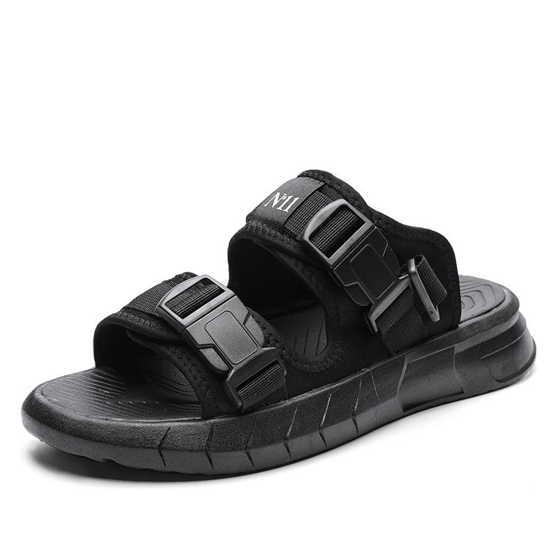

Men s sandals 2025 new summer wear non-slip, deodorant and breathable sports outdoor driving beach sandals men s 39