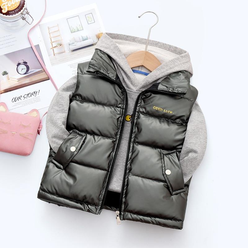 Podzimní/zimní nové dětské zesílené tílko Chlapecké a dívčí spodní tílko