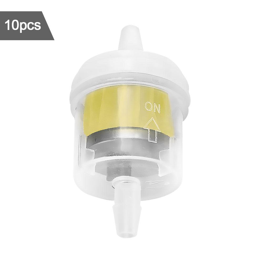 10 Pack Universal Moto Gasoline Filter Gas Inline Fuel Filters With Magnet Easy To Use And Install For ATV Motorcycle