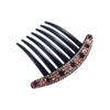 Temperament All-match Hair Accessories Korean Style Headwear Seven-tooth Comb Rhinestone Hair Comb