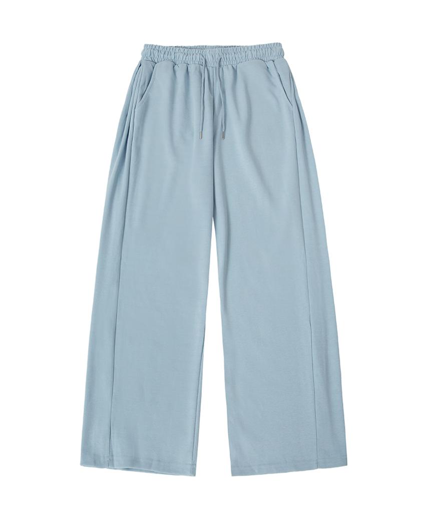 PAGESIISII Basic Side Pleat Wide Sweatpants [5 Colors]