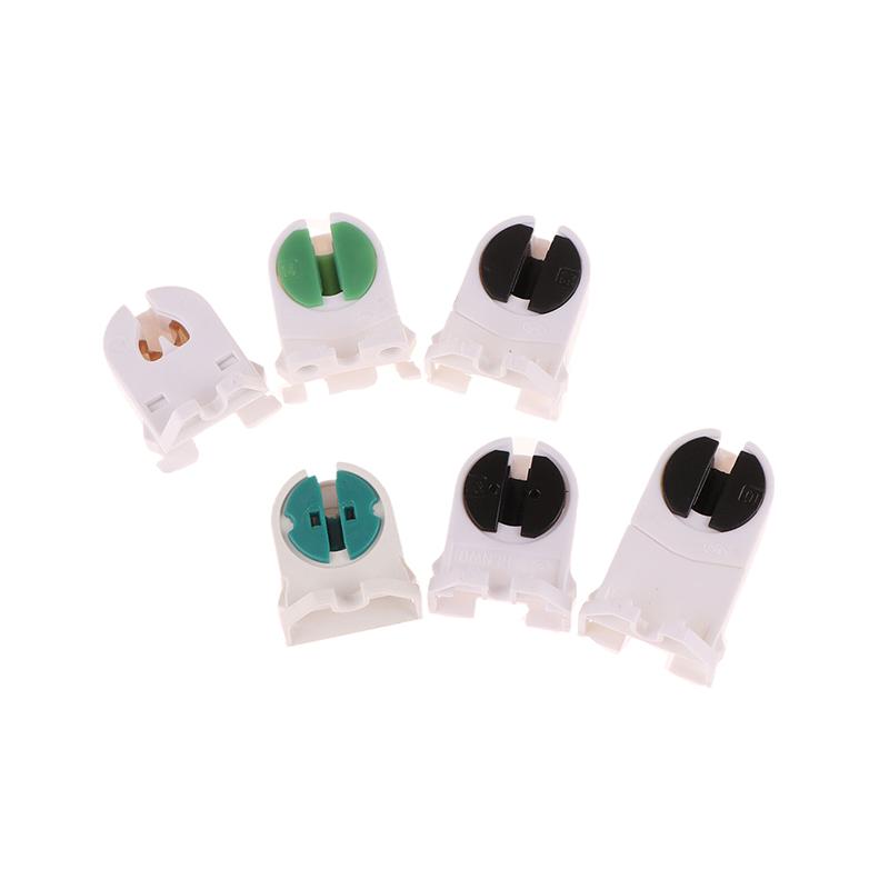 10Pcs Home T5 Light Holder G5 Base Non-Shunted Heat-Resistant Lamp Socket Ac500V 2A For Led Fluorescent Light Tube Holder