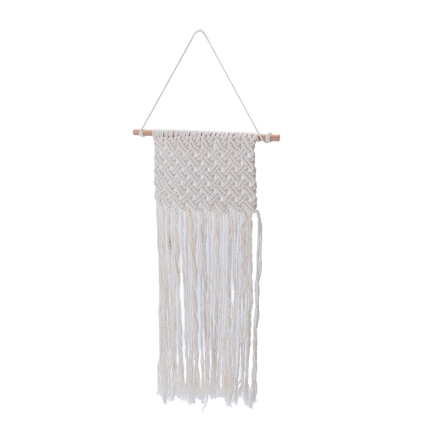 

Гобелен в стиле бохо, тканый настенный декор, изысканная элегантность, универсальный настенный тканый гобелен с кисточками для