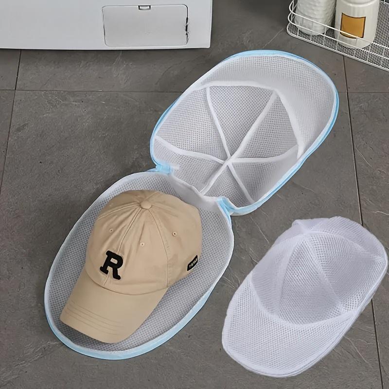 Portable hat cleaning machine and protector, self-supporting non-woven laundry cage, used for hats United States белый