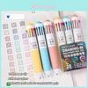 Color Pressbutton Ballpoint Pen With Sketching And Drawing For Students