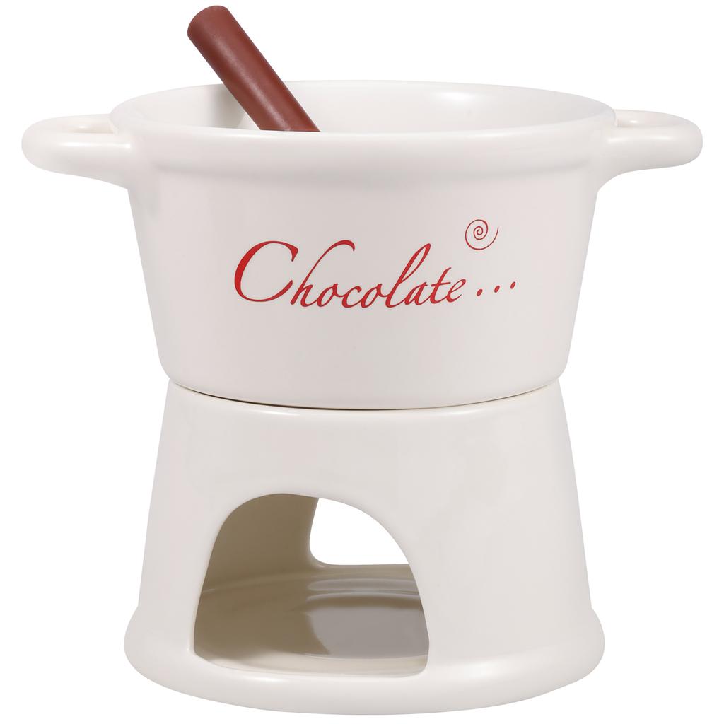 Hrnek na horkou keramickou čokoládu na tření s vidličkou Hrnek se svíčkou Hrnek na tavení čokolády Nádobí Kreativní domácí potřeby na pití