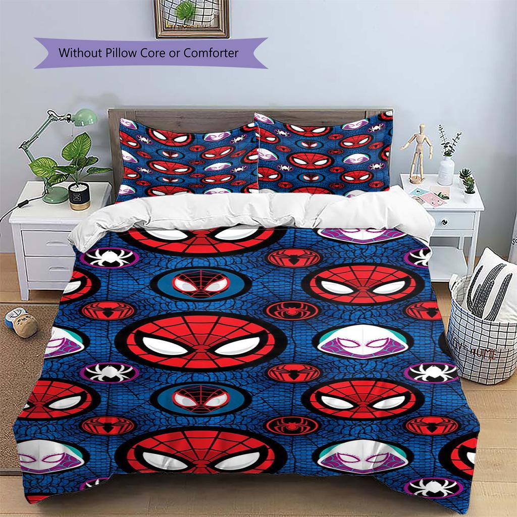 Dark and Edgy Spider-Man Bedding Set – The Perfect Choice To Decorate Your Bedroom and Enhance Your Home Life.