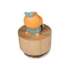 Gesprochene Mini-Holztier-Dreh-Spieluhr mit süßer Küken-Dekoration Du bist mein Orange und Beige (Stimme Sonnenschein),