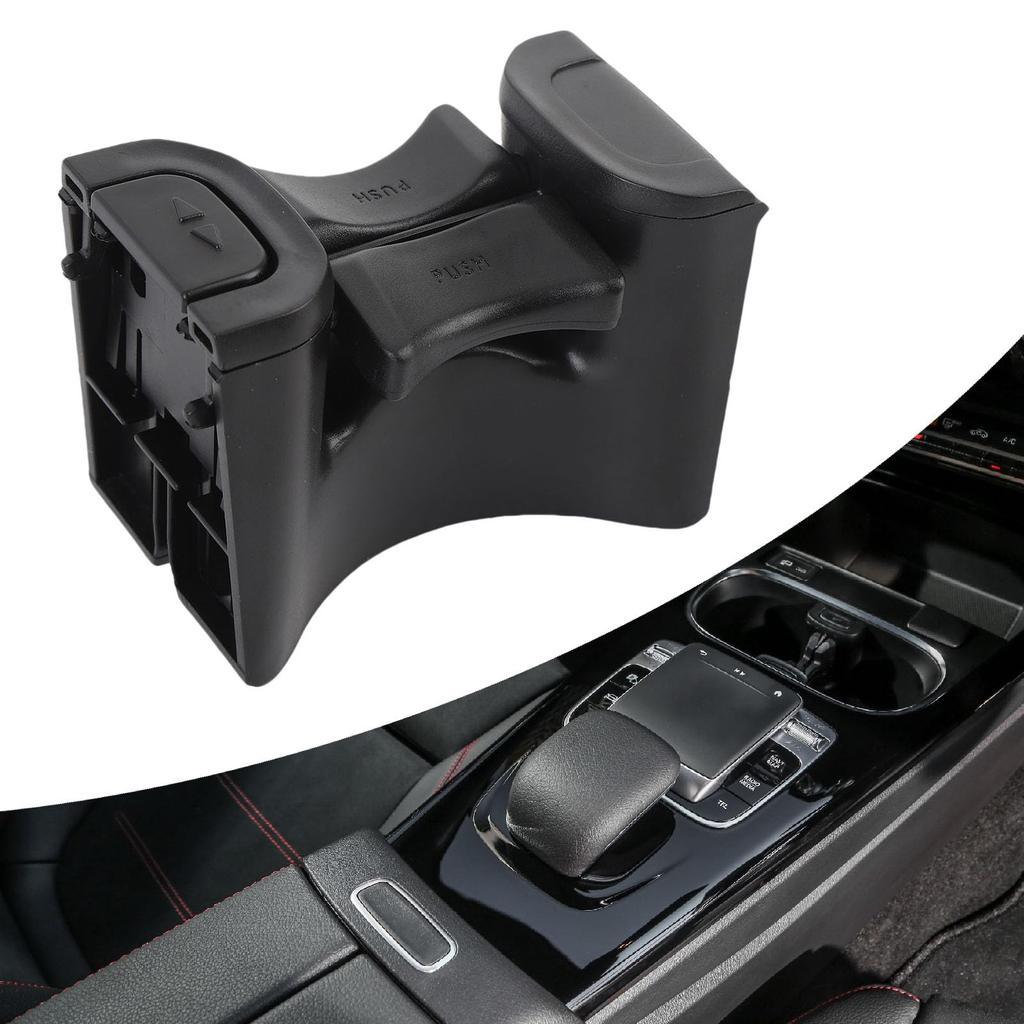 Akozon Cup Holder Insert Divider Impact Proof Stylish Look Center Console Beverage Replacement for W177 W247 B-Class 2018-2023
