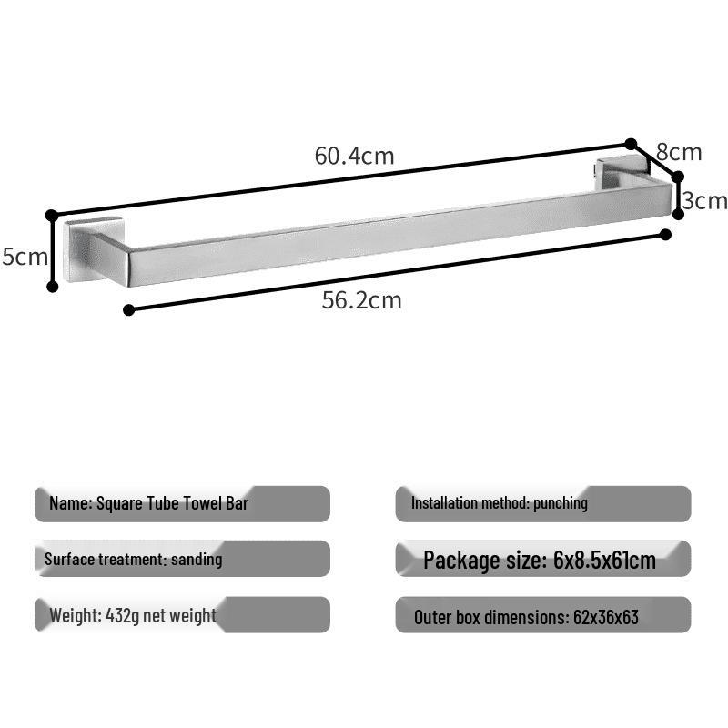 Black Bathroom Hardware Set: Towel Bar, Toilet Paper Holder, Towel Ring, Coat Hook, Storage Rack