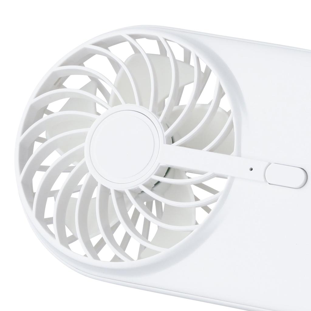 Francfranc Fre Carry Portable Fan with 3 Airflow USB and Compatible [2024 Model] Fan, White, Slim, Settings, Charging, Type-C