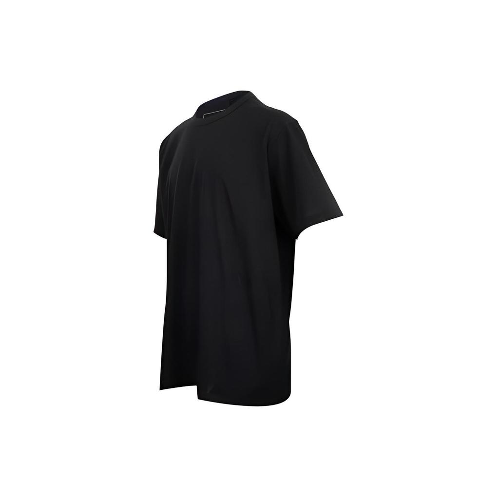 Y-3 Solid Color Crew Neck Fitted Short Sleeve T-Shirt Unisex Tops Black IR7108