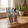 Stainless Steel Chopsticks Holder Hanging Efficient Draining Kitchen Tableware Holder Rust-Free Wall Mounted