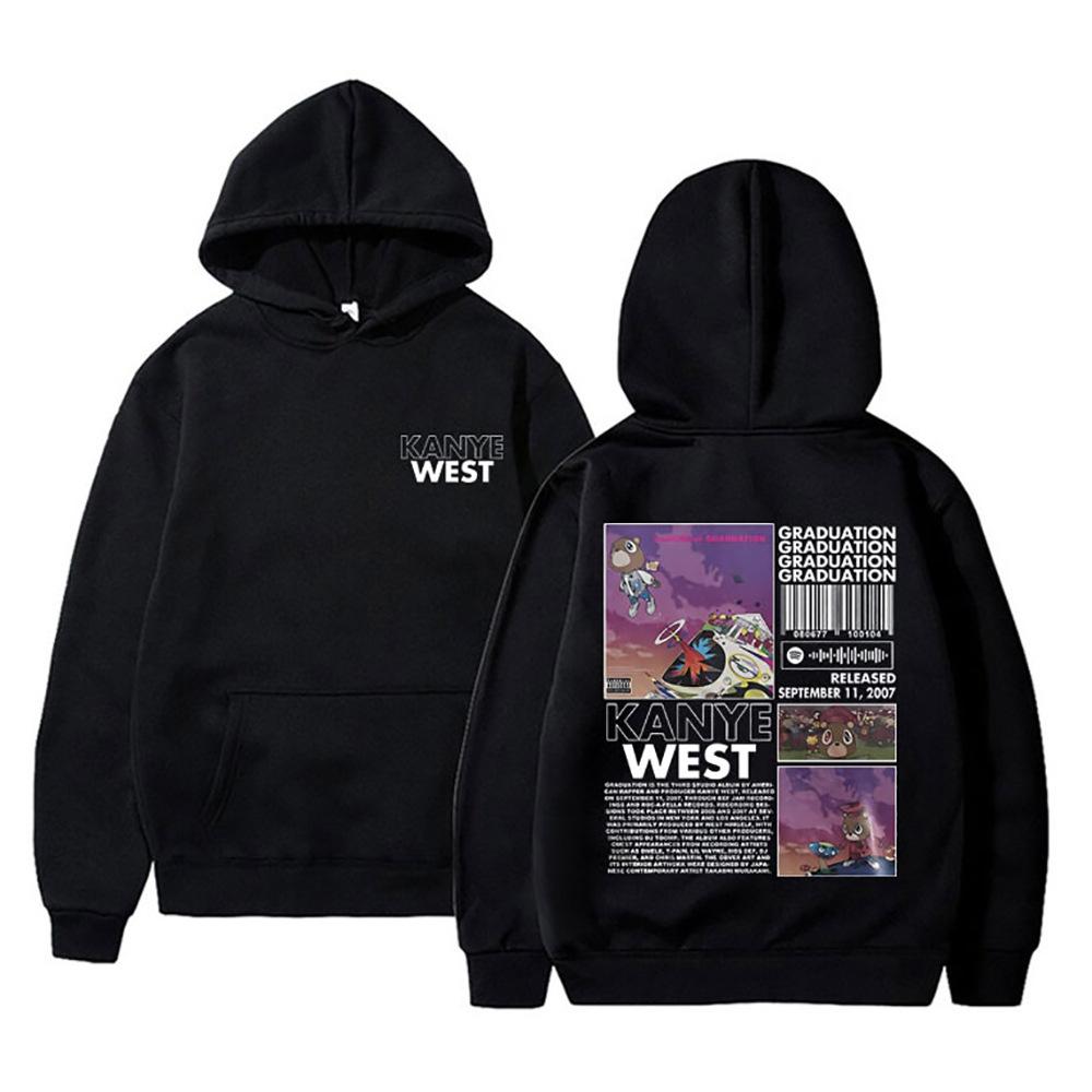 Kanye Beer Fleece Sweatshirts Men Women Casual Hoodies Unisex Autumn Winter Fleece Streetwear