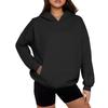 Fashionable Women's Loose Casual Daily Plus Size Long-sleeved Hooded Sweatshirt