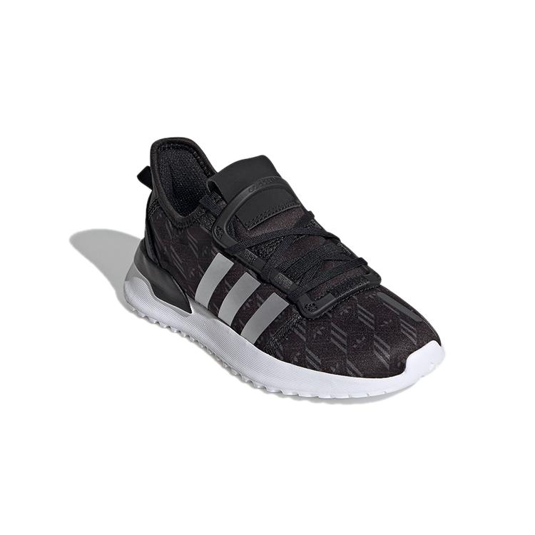 adidas Originals U PATH Run Fabric Low Top Sports Casual Shoes Black White Children Aged 3 7 Years Old FV1824